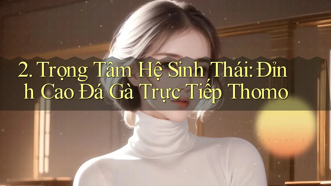 2. Trọng Tâm Hệ Sinh Thái: Đỉnh Cao Đá Gà Trực Tiếp Thomo 2. Trọng Tâm Hệ Sinh Thái: Đỉnh Cao Đá Gà Trực Tiếp Thomo
