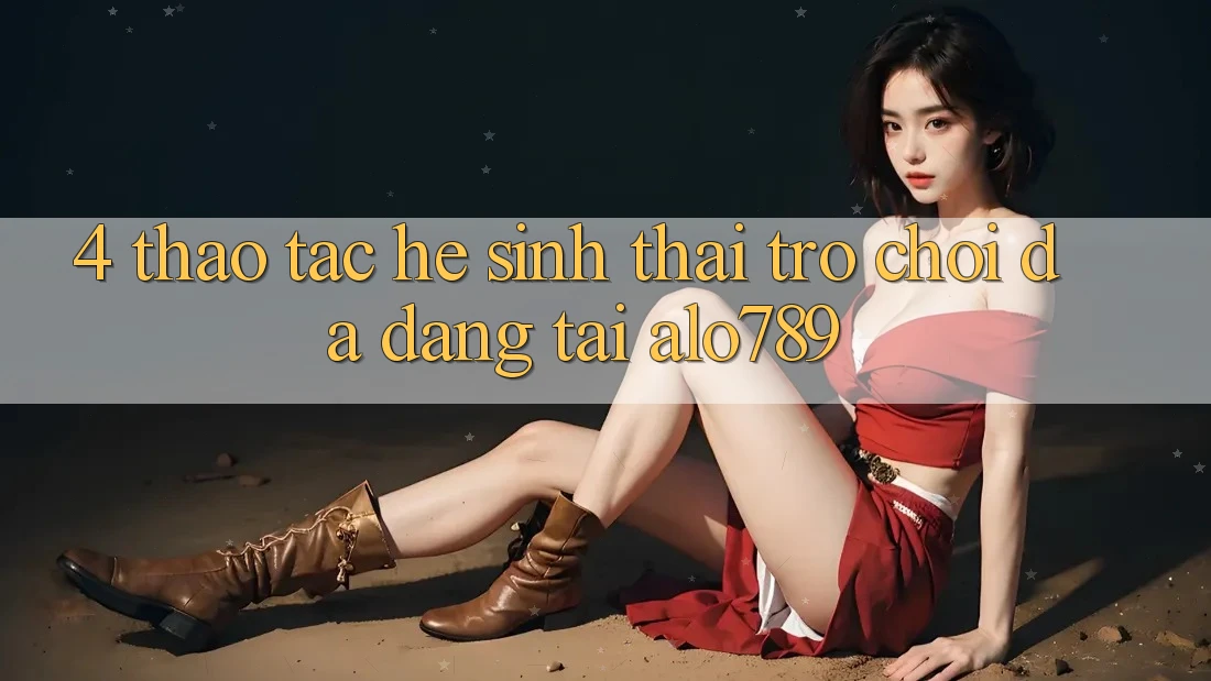 4. Thao tác Hệ Sinh Thái Trò Chơi Đa Dạng Tại Alo789