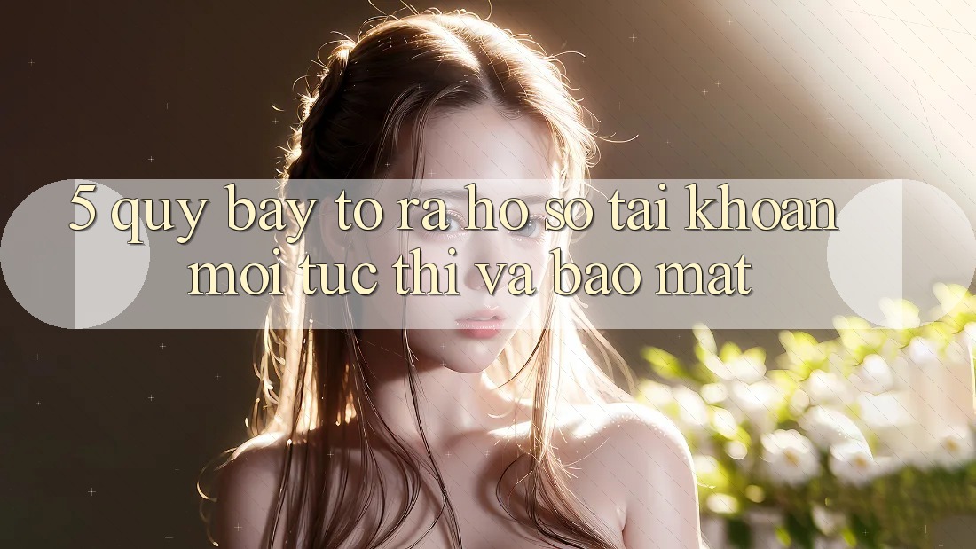 5. Quy Bày tỏ ra hồ sơ Tài Khoản Mới Tức thì và Bảo Mật