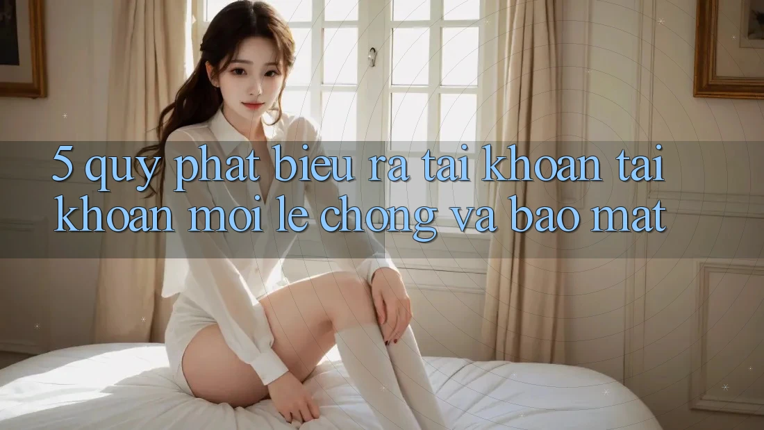 5. Quy Phát biểu ra tài khoản Tài Khoản Mới Lẹ Chóng và Bảo Mật