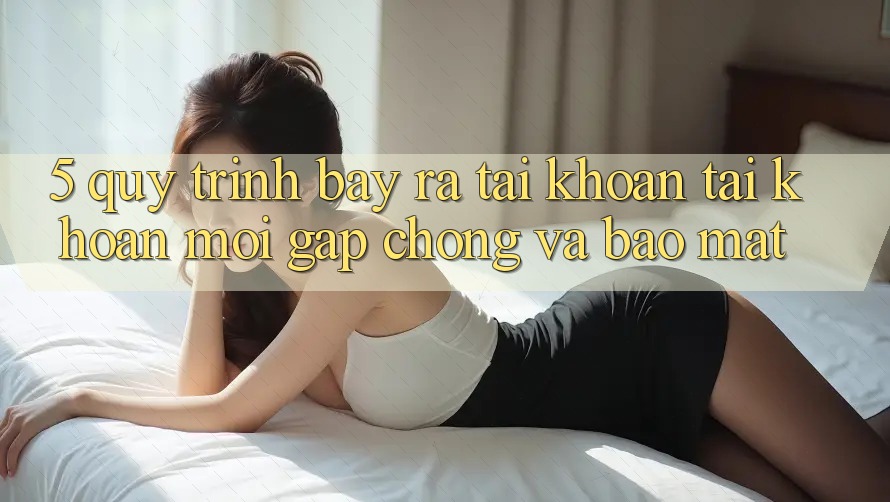 5. Quy Trình Bày ra tài khoản Tài Khoản Mới Gấp Chóng và Bảo Mật