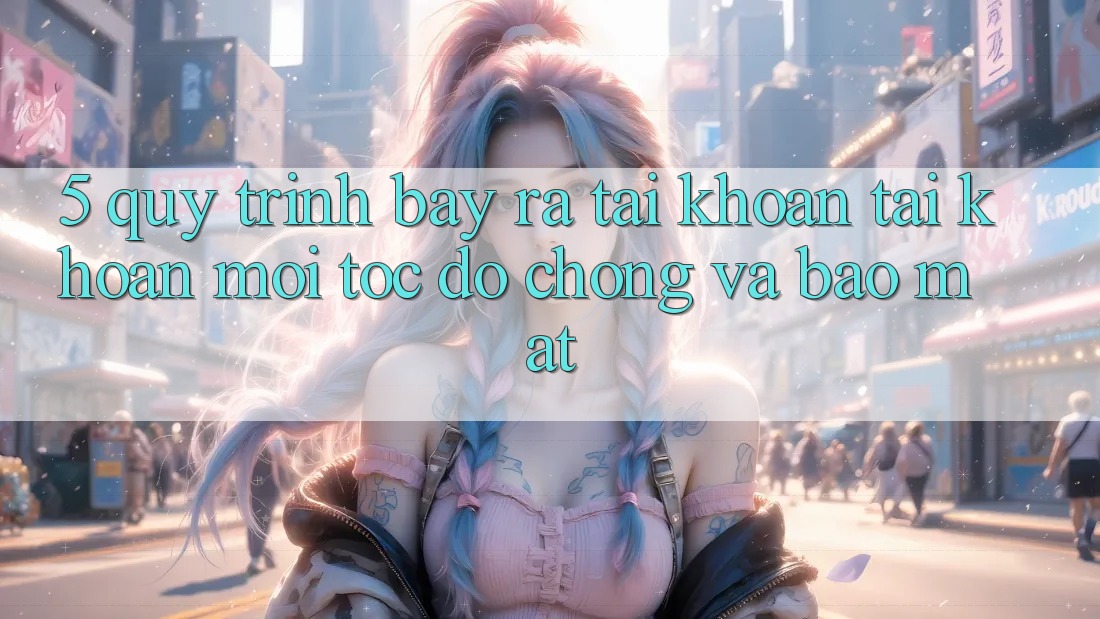 5. Quy Trình Bày ra tài khoản Tài Khoản Mới Tốc độ Chóng và Bảo Mật