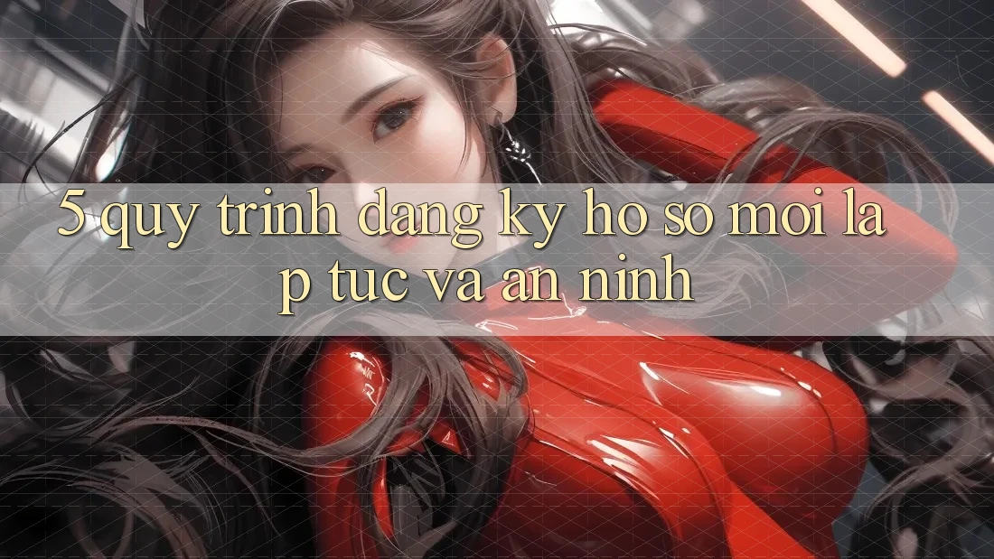 5. Quy Trình Đăng Ký Hồ sơ Mới Lập tức và An ninh