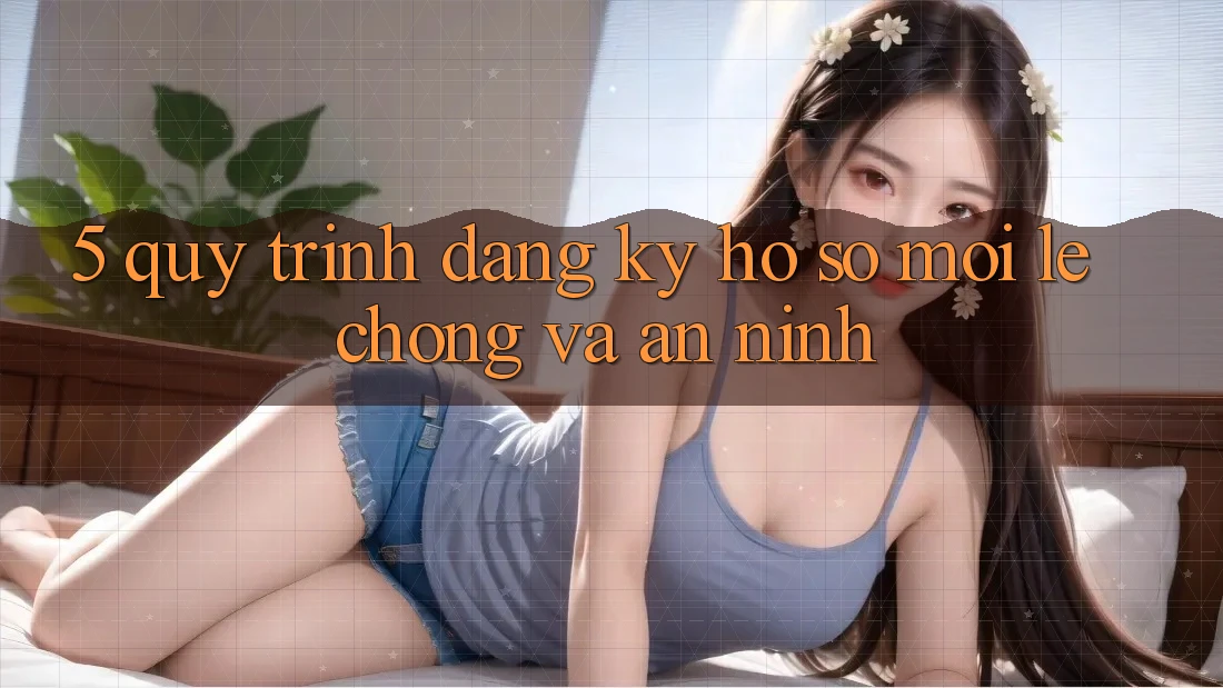 5. Quy Trình Đăng Ký Hồ sơ Mới Lẹ Chóng và An ninh