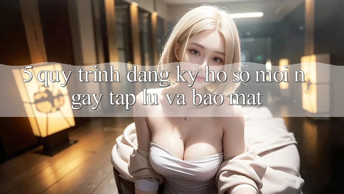 5. Quy Trình Đăng Ký Hồ sơ Mới Ngay tắp lự và Bảo Mật 5. Quy Trình Đăng Ký Hồ sơ Mới Ngay tắp lự và Bảo Mật