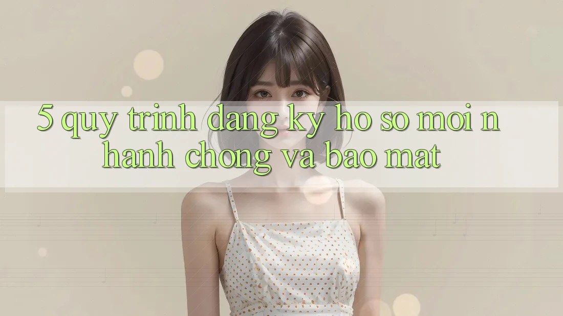 5. Quy Trình Đăng Ký Hồ sơ Mới Nhanh Chóng và Bảo mật 5. Quy Trình Đăng Ký Hồ sơ Mới Nhanh Chóng và Bảo mật