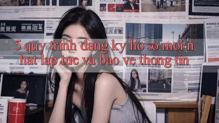 5. Quy Trình Đăng Ký Hồ sơ Mới nhất Lập tức và Bảo vệ thông tin