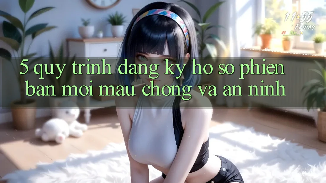 5. Quy Trình Đăng Ký Hồ sơ Phiên bản mới Mau Chóng và An ninh