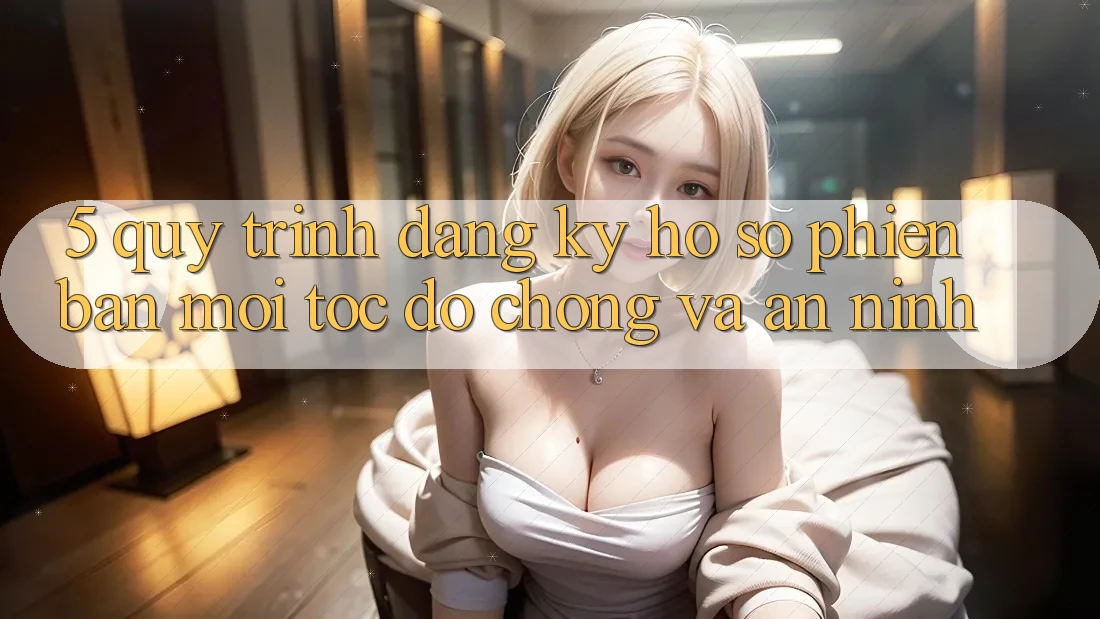 5. Quy Trình Đăng Ký Hồ sơ Phiên bản mới Tốc độ Chóng và An ninh 5. Quy Trình Đăng Ký Hồ sơ Phiên bản mới Tốc độ Chóng và An ninh