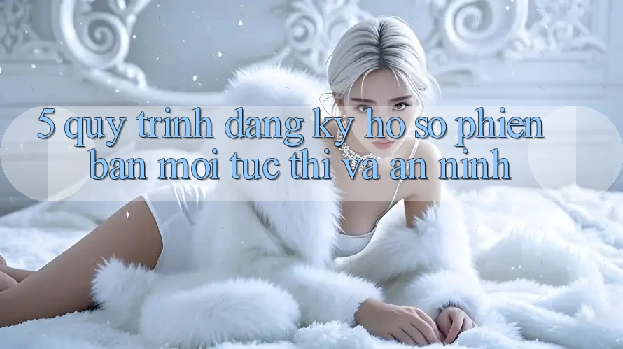 5. Quy Trình Đăng Ký Hồ sơ Phiên bản mới Tức thì và An ninh