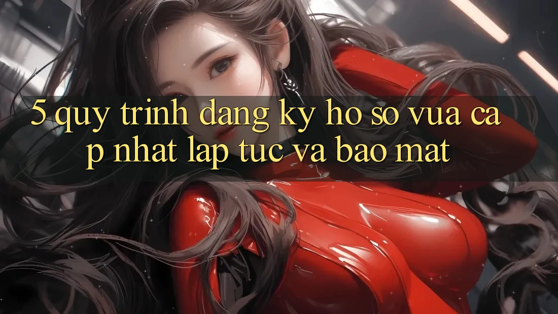 5. Quy Trình Đăng Ký Hồ sơ Vừa cập nhật Lập tức và Bảo Mật