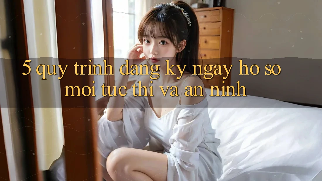 5. Quy Trình Đăng ký ngay Hồ sơ Mới Tức thì và An ninh