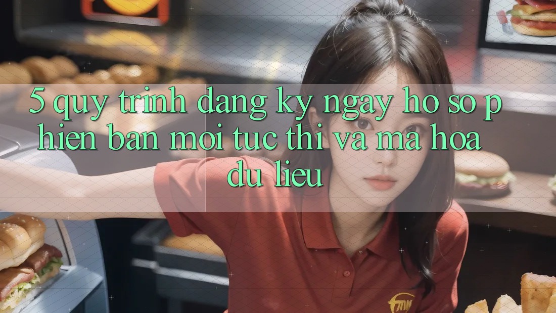 5. Quy Trình Đăng ký ngay Hồ sơ Phiên bản mới Tức thì và Mã hóa dữ liệu 5. Quy Trình Đăng ký ngay Hồ sơ Phiên bản mới Tức thì và Mã hóa dữ liệu