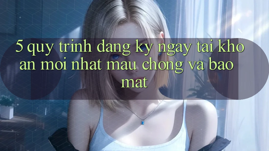 5. Quy Trình Đăng ký ngay Tài Khoản Mới nhất Mau Chóng và Bảo Mật