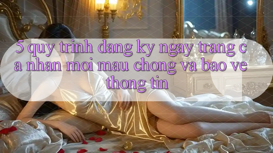5. Quy Trình Đăng ký ngay Trang cá nhân Mới Mau Chóng và Bảo vệ thông tin