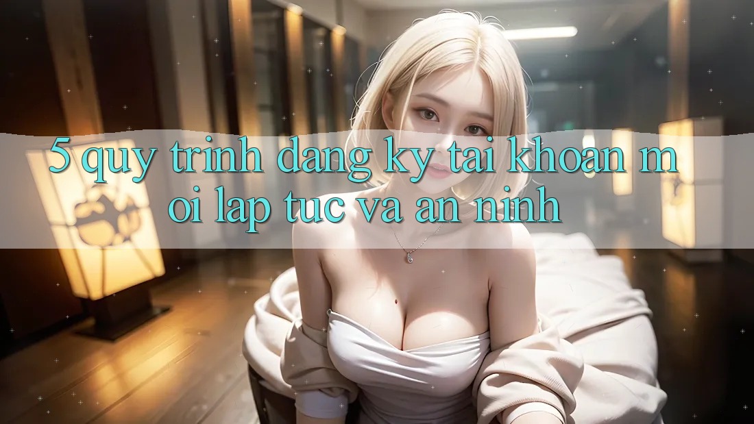 5. Quy Trình Đăng Ký Tài Khoản Mới Lập tức và An ninh 5. Quy Trình Đăng Ký Tài Khoản Mới Lập tức và An ninh