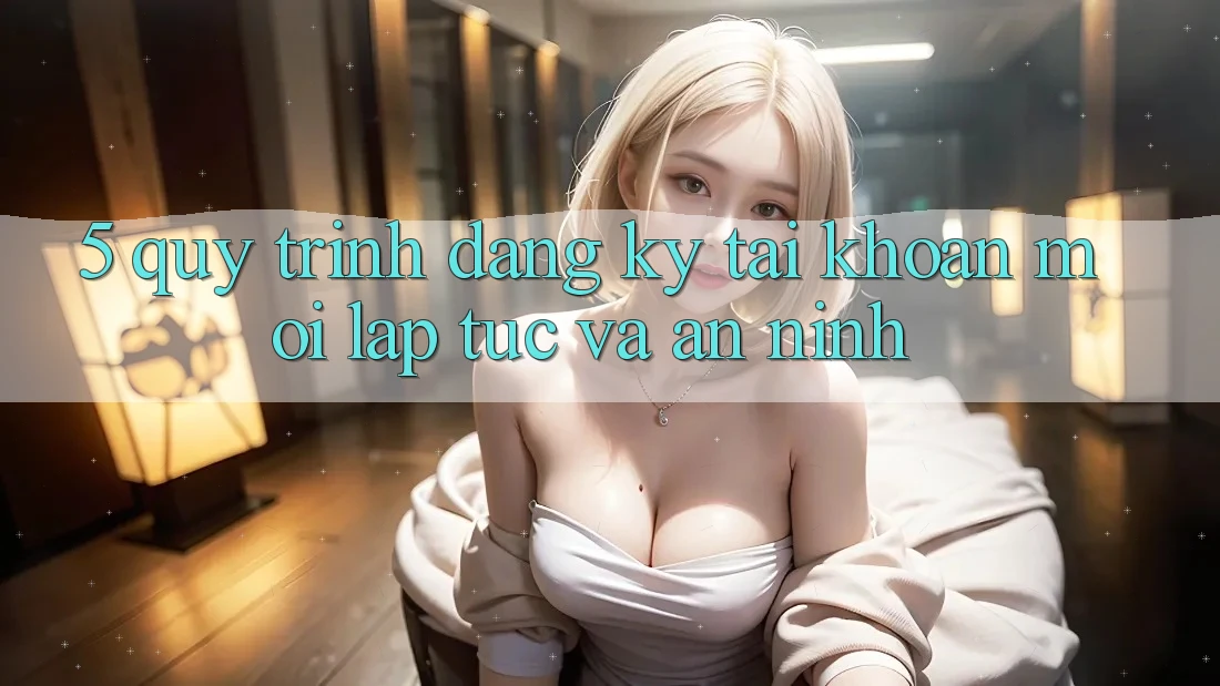 5. Quy Trình Đăng Ký Tài Khoản Mới Lập tức và An ninh