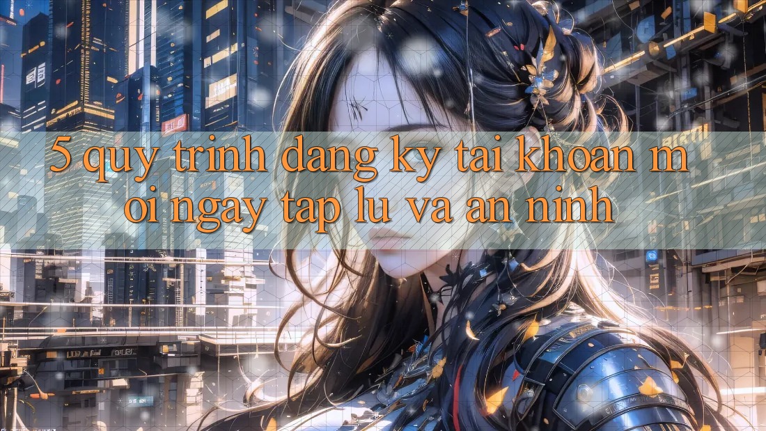 5. Quy Trình Đăng Ký Tài Khoản Mới Ngay tắp lự và An ninh