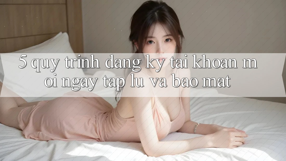 5. Quy Trình Đăng Ký Tài Khoản Mới Ngay tắp lự và Bảo Mật 5. Quy Trình Đăng Ký Tài Khoản Mới Ngay tắp lự và Bảo Mật
