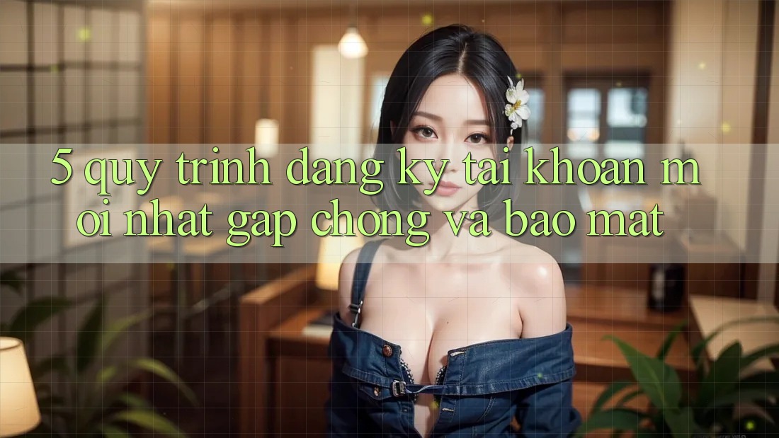 5. Quy Trình Đăng Ký Tài Khoản Mới nhất Gấp Chóng và Bảo Mật
