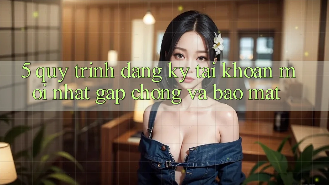 5. Quy Trình Đăng Ký Tài Khoản Mới nhất Gấp Chóng và Bảo Mật