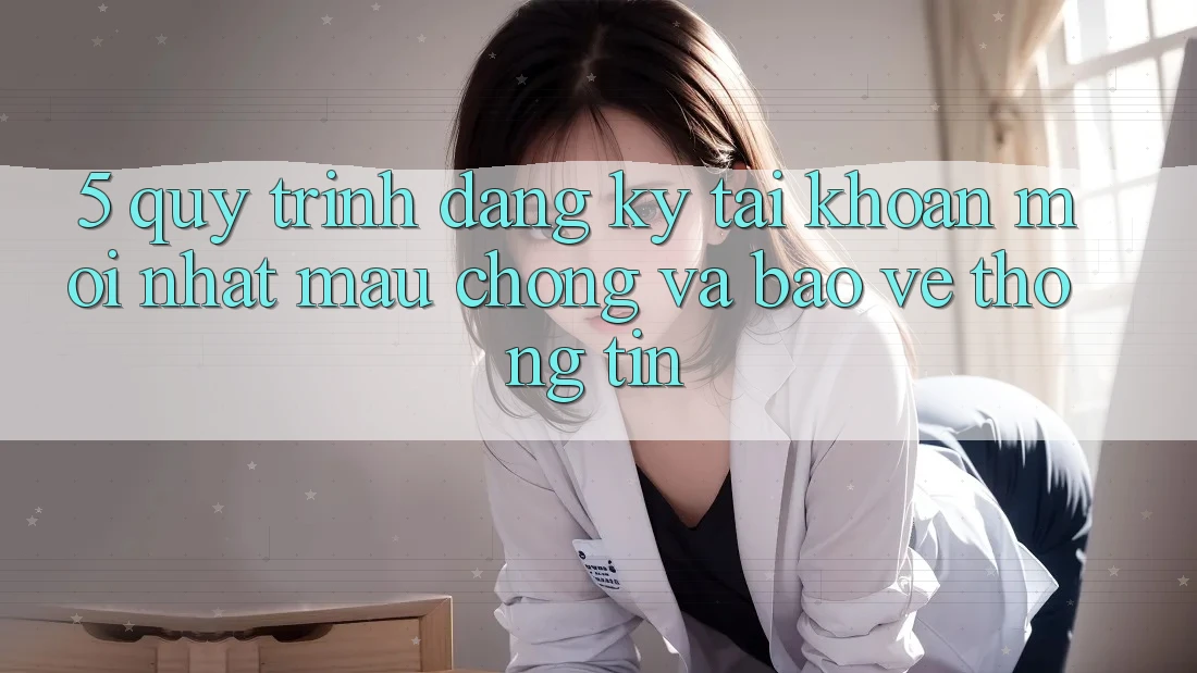 5. Quy Trình Đăng Ký Tài Khoản Mới nhất Mau Chóng và Bảo vệ thông tin 5. Quy Trình Đăng Ký Tài Khoản Mới nhất Mau Chóng và Bảo vệ thông tin