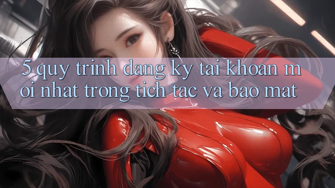 5. Quy Trình Đăng Ký Tài Khoản Mới nhất Trong tích tắc và Bảo Mật