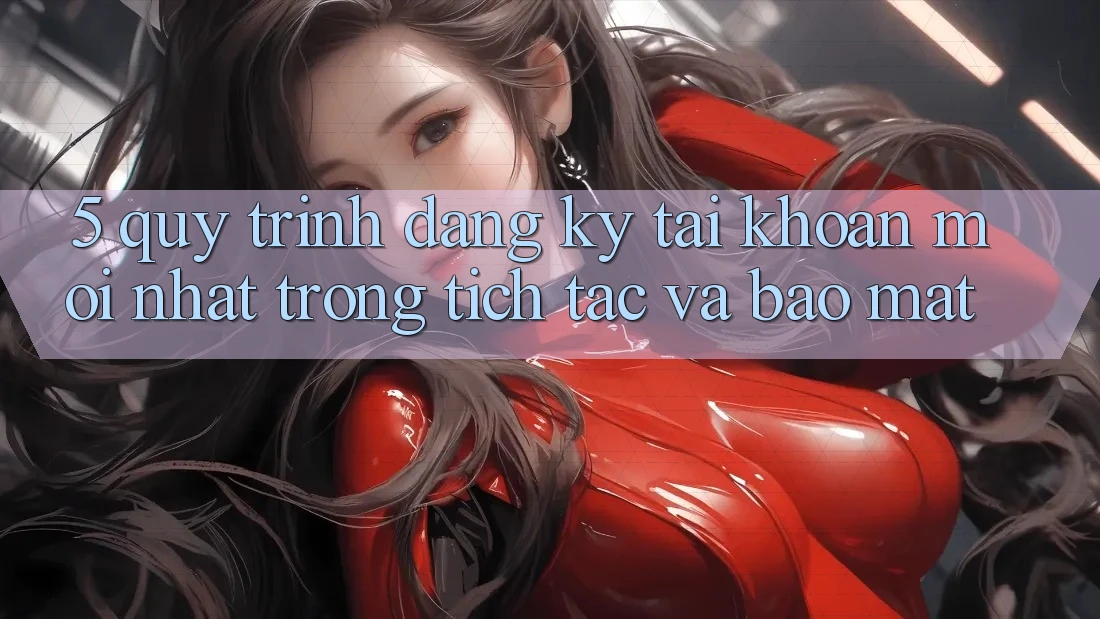 5. Quy Trình Đăng Ký Tài Khoản Mới nhất Trong tích tắc và Bảo Mật