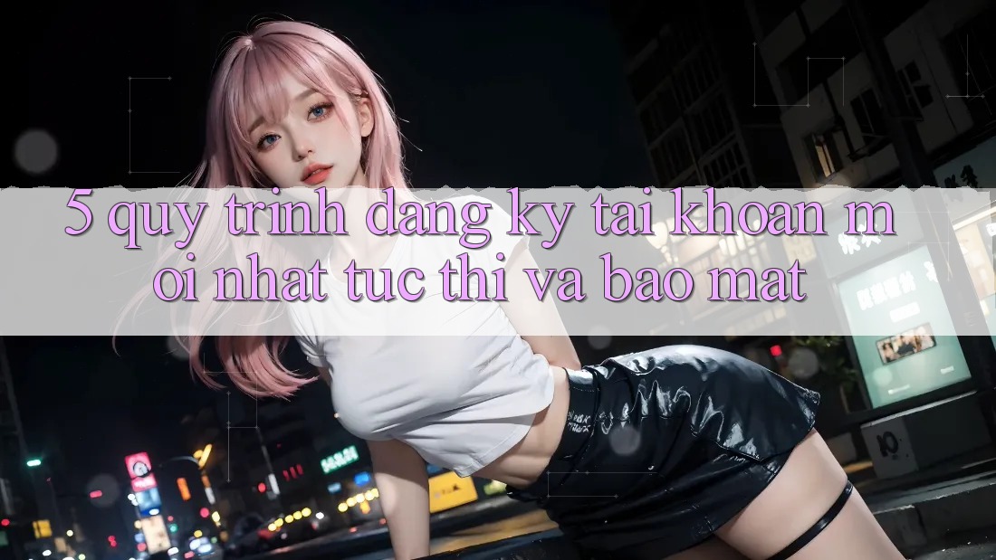 5. Quy Trình Đăng Ký Tài Khoản Mới nhất Tức thì và Bảo Mật 5. Quy Trình Đăng Ký Tài Khoản Mới nhất Tức thì và Bảo Mật