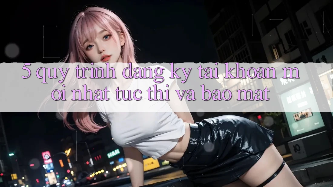 5. Quy Trình Đăng Ký Tài Khoản Mới nhất Tức thì và Bảo Mật 5. Quy Trình Đăng Ký Tài Khoản Mới nhất Tức thì và Bảo Mật