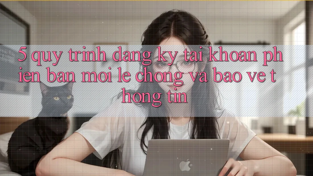 5. Quy Trình Đăng Ký Tài Khoản Phiên bản mới Lẹ Chóng và Bảo vệ thông tin 5. Quy Trình Đăng Ký Tài Khoản Phiên bản mới Lẹ Chóng và Bảo vệ thông tin