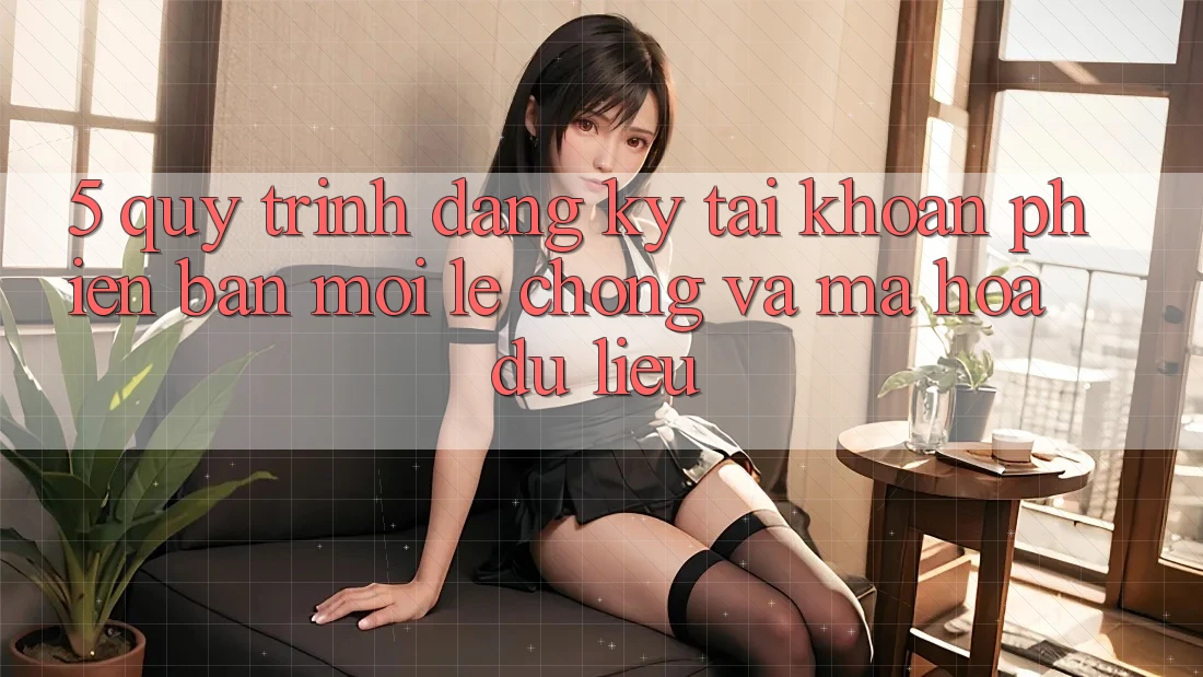 5. Quy Trình Đăng ký Tài Khoản Phiên bản mới Lẹ Chóng và Mã hóa dữ liệu