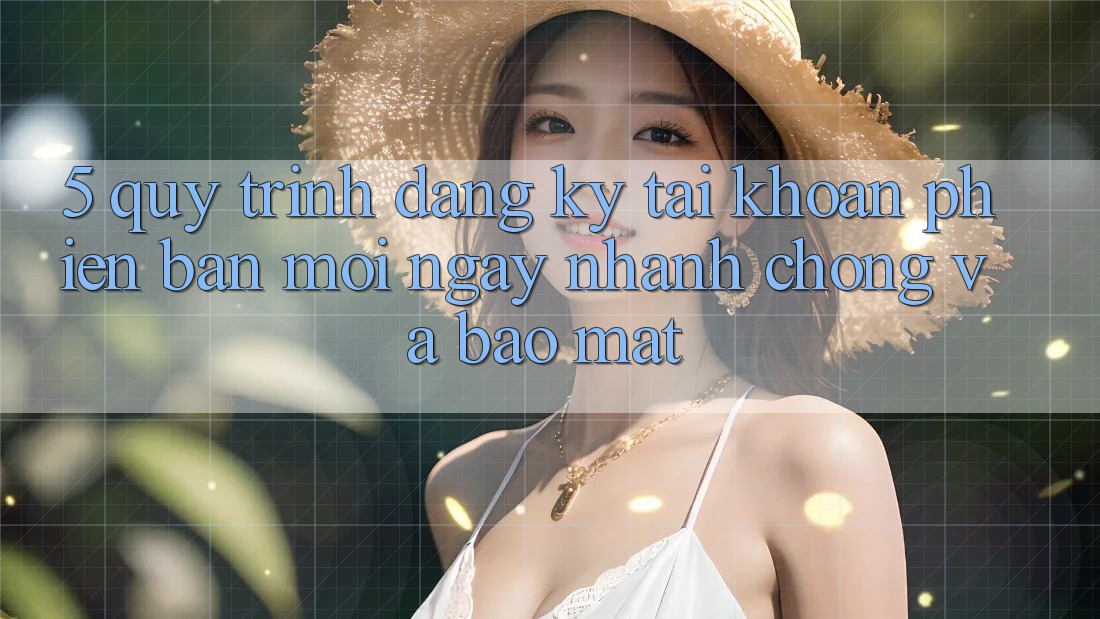 5. Quy Trình Đăng Ký Tài Khoản Phiên bản mới Ngay nhanh chóng và Bảo Mật