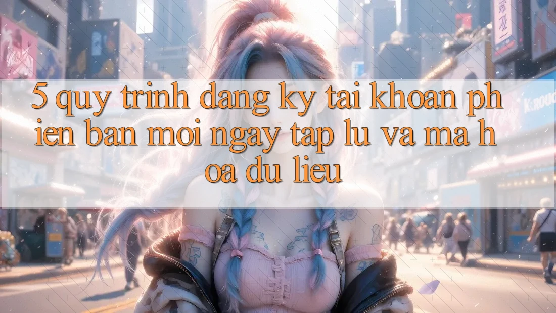 5. Quy Trình Đăng Ký Tài Khoản Phiên bản mới Ngay tắp lự và Mã hóa dữ liệu 5. Quy Trình Đăng Ký Tài Khoản Phiên bản mới Ngay tắp lự và Mã hóa dữ liệu