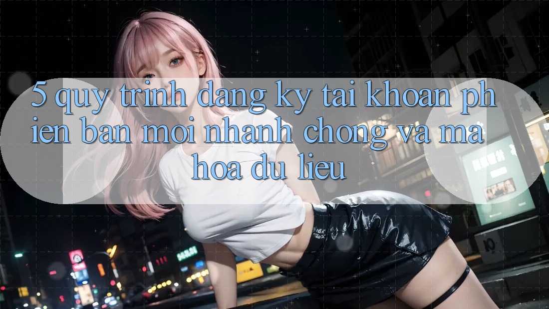 5. Quy Trình Đăng Ký Tài Khoản Phiên bản mới Nhanh Chóng và Mã hóa dữ liệu 5. Quy Trình Đăng Ký Tài Khoản Phiên bản mới Nhanh Chóng và Mã hóa dữ liệu