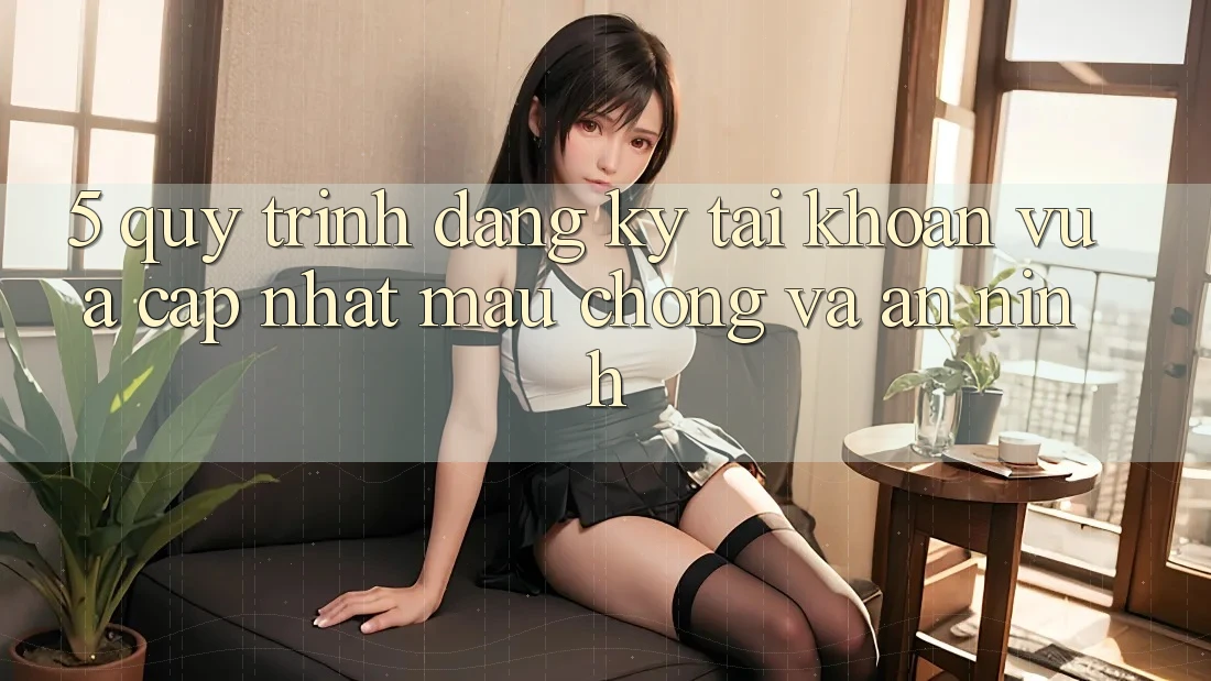 5. Quy Trình Đăng Ký Tài Khoản Vừa cập nhật Mau Chóng và An ninh