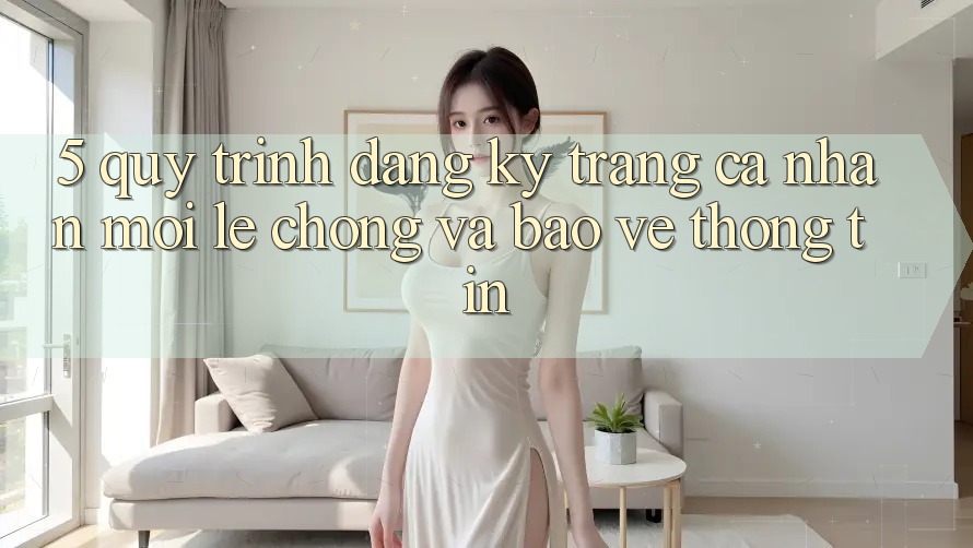 5. Quy Trình Đăng Ký Trang cá nhân Mới Lẹ Chóng và Bảo vệ thông tin
