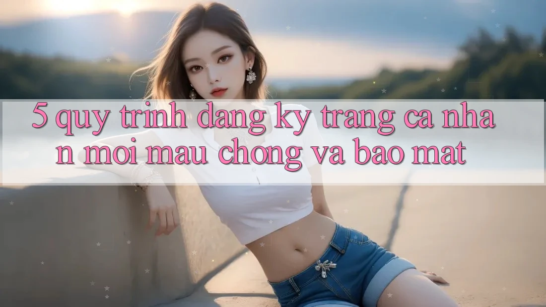 5. Quy Trình Đăng Ký Trang cá nhân Mới Mau Chóng và Bảo Mật