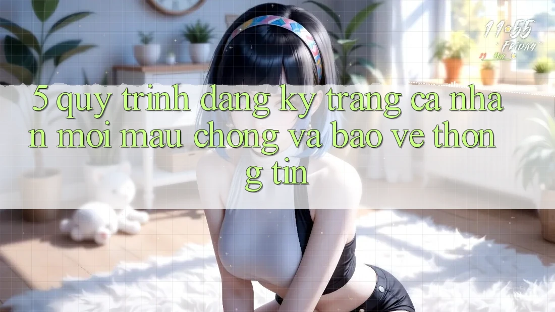 5. Quy Trình Đăng ký Trang cá nhân Mới Mau chóng và Bảo vệ thông tin