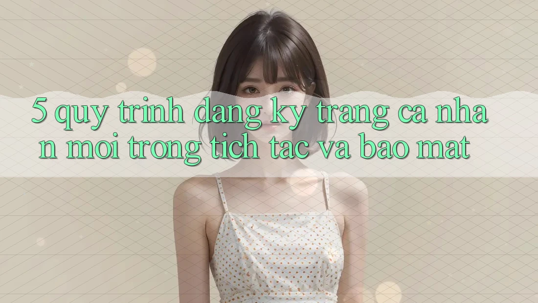 5. Quy Trình Đăng Ký Trang cá nhân Mới Trong tích tắc và Bảo Mật 5. Quy Trình Đăng Ký Trang cá nhân Mới Trong tích tắc và Bảo Mật