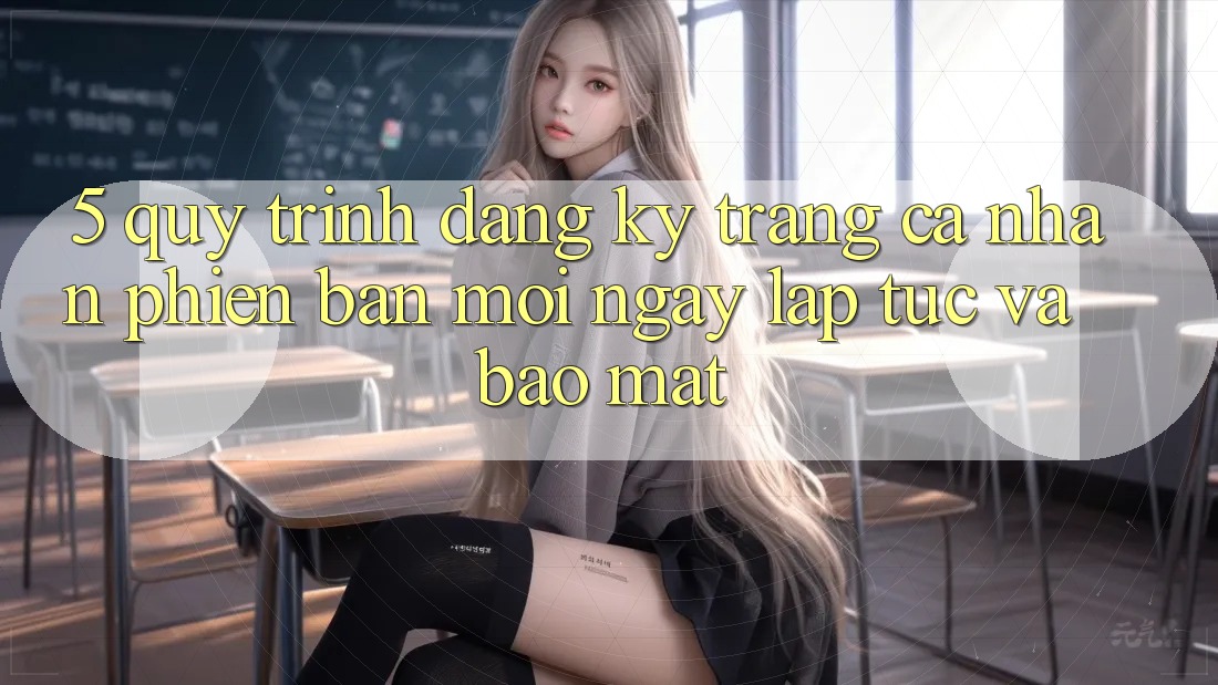 5. Quy Trình Đăng Ký Trang cá nhân Phiên bản mới Ngay lập tức và Bảo Mật