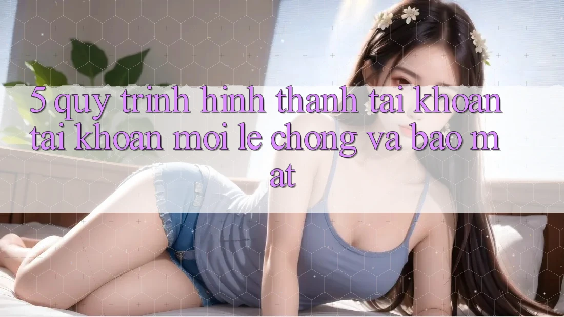5. Quy Trình Hình thành tài khoản Tài Khoản Mới Lẹ Chóng và Bảo Mật