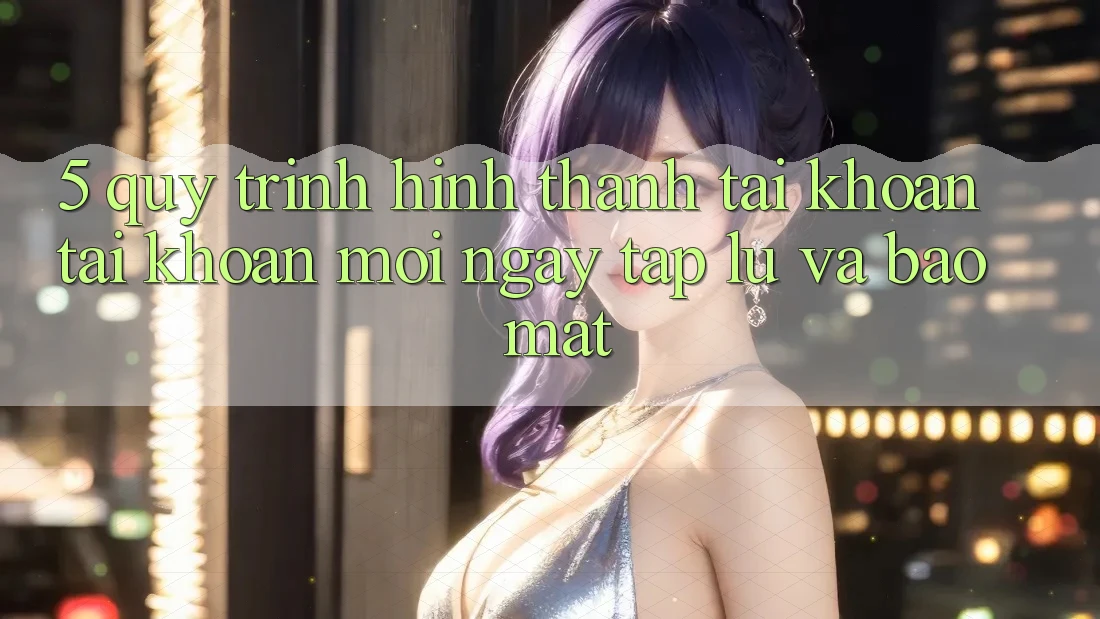 5. Quy Trình Hình thành tài khoản Tài Khoản Mới Ngay tắp lự và Bảo Mật 5. Quy Trình Hình thành tài khoản Tài Khoản Mới Ngay tắp lự và Bảo Mật