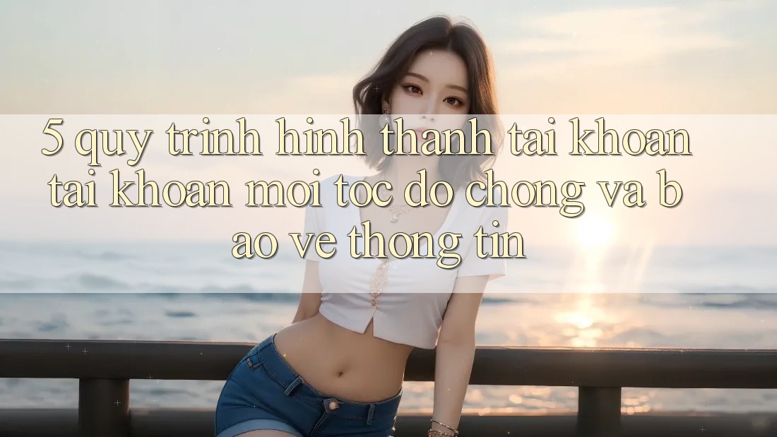 5. Quy Trình Hình thành tài khoản Tài Khoản Mới Tốc độ Chóng và Bảo vệ thông tin 5. Quy Trình Hình thành tài khoản Tài Khoản Mới Tốc độ Chóng và Bảo vệ thông tin