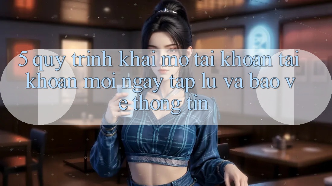 5. Quy Trình Khai mở tài khoản Tài Khoản Mới Ngay tắp lự và Bảo vệ thông tin