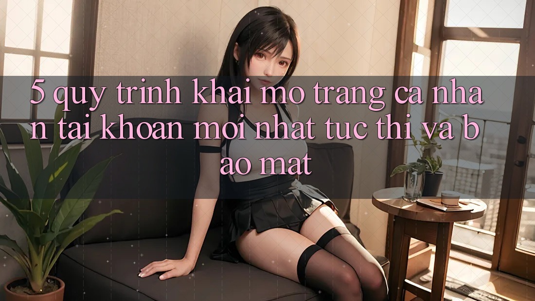 5. Quy Trình Khai mở trang cá nhân Tài Khoản Mới nhất Tức thì và Bảo Mật 5. Quy Trình Khai mở trang cá nhân Tài Khoản Mới nhất Tức thì và Bảo Mật