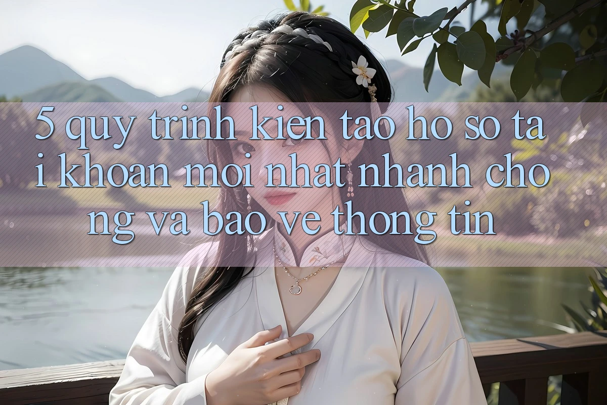 5. Quy Trình Kiến tạo hồ sơ Tài Khoản Mới nhất Nhanh chóng và Bảo vệ thông tin