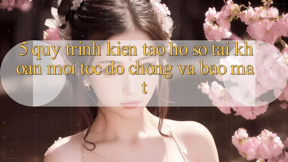 5. Quy Trình Kiến tạo hồ sơ Tài Khoản Mới Tốc độ Chóng và Bảo Mật 5. Quy Trình Kiến tạo hồ sơ Tài Khoản Mới Tốc độ Chóng và Bảo Mật