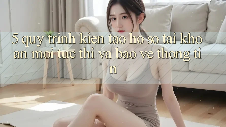 5. Quy Trình Kiến tạo hồ sơ Tài Khoản Mới Tức thì và Bảo vệ thông tin