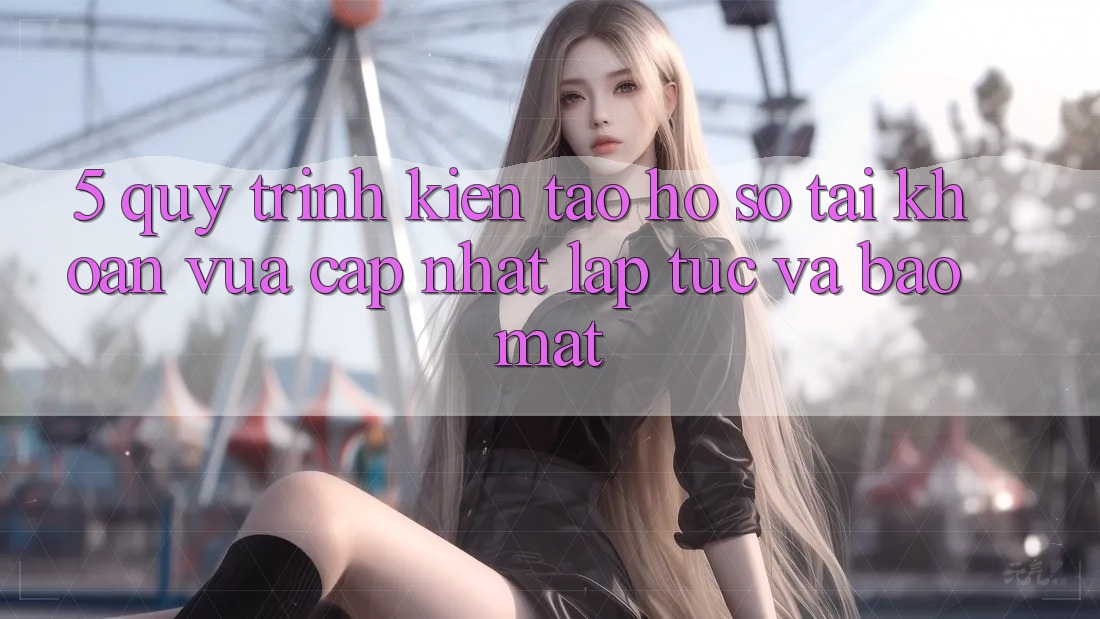 5. Quy Trình Kiến tạo hồ sơ Tài Khoản Vừa cập nhật Lập tức và Bảo Mật 5. Quy Trình Kiến tạo hồ sơ Tài Khoản Vừa cập nhật Lập tức và Bảo Mật